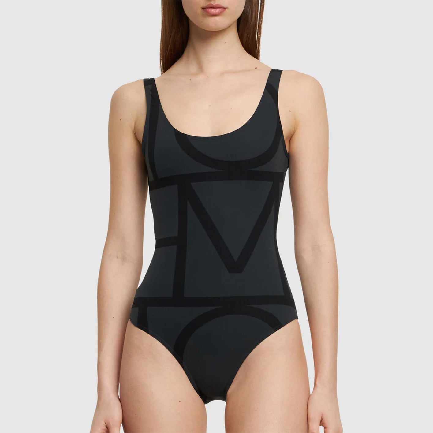 Monogram black swimsuit