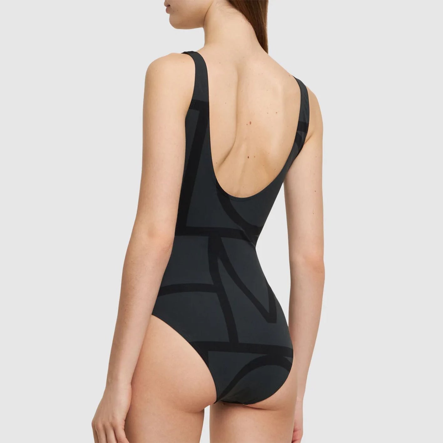 Monogram black swimsuit