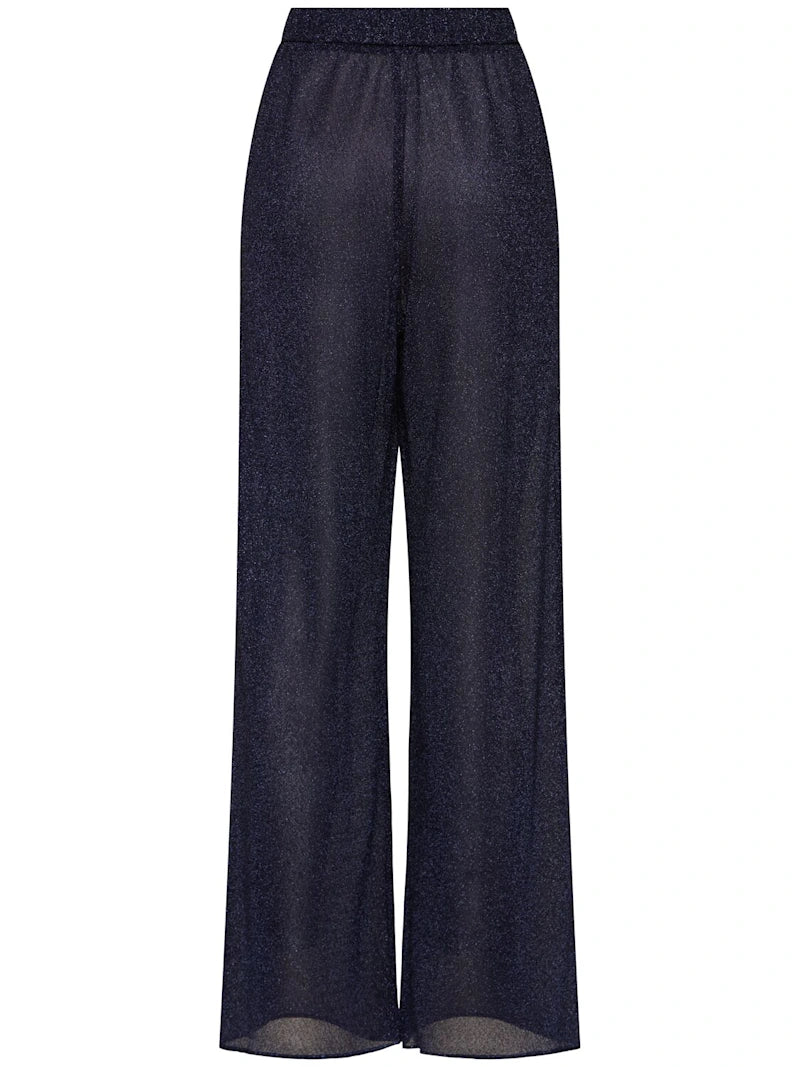 Lumiere lurex straight pants