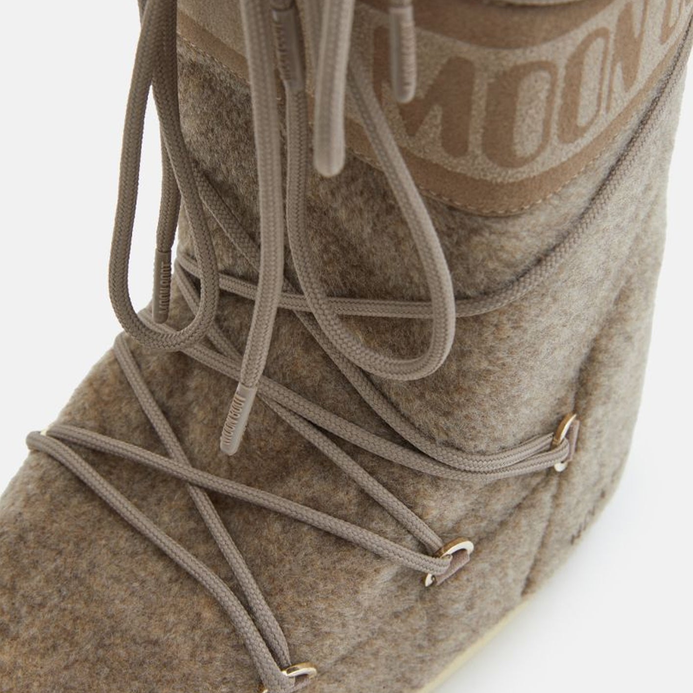 ICON BEIGE FELT BOOTS