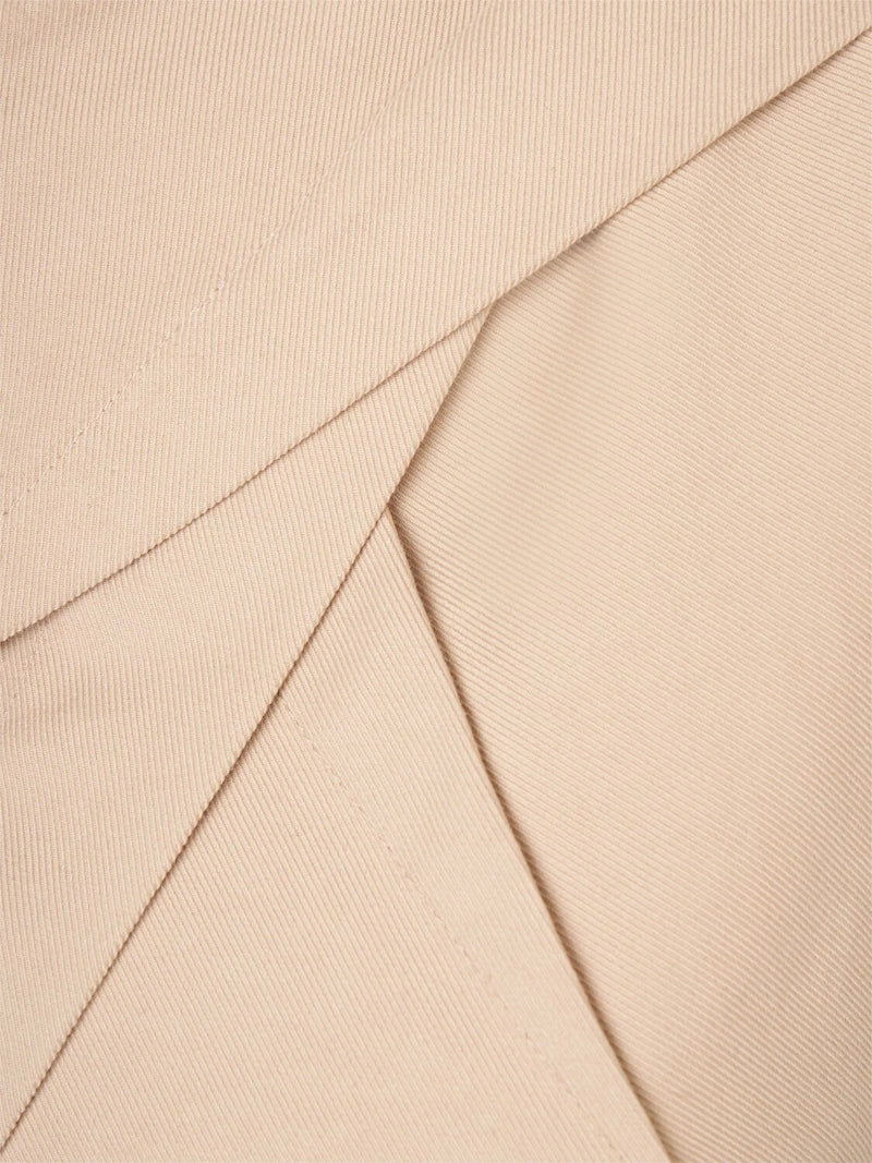 Nievo twill one shoulder cutout dress