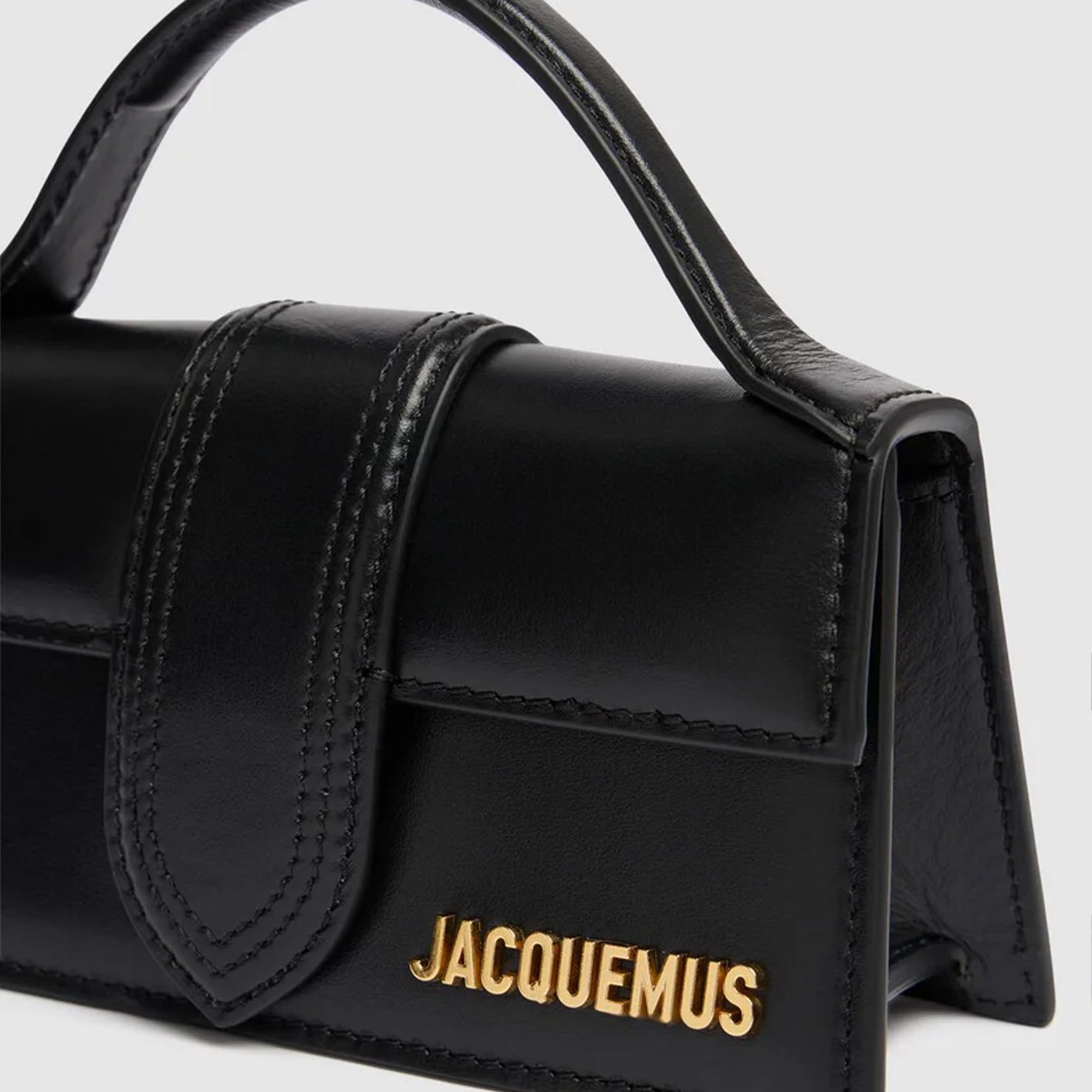 Le Bambino leather top handle bag