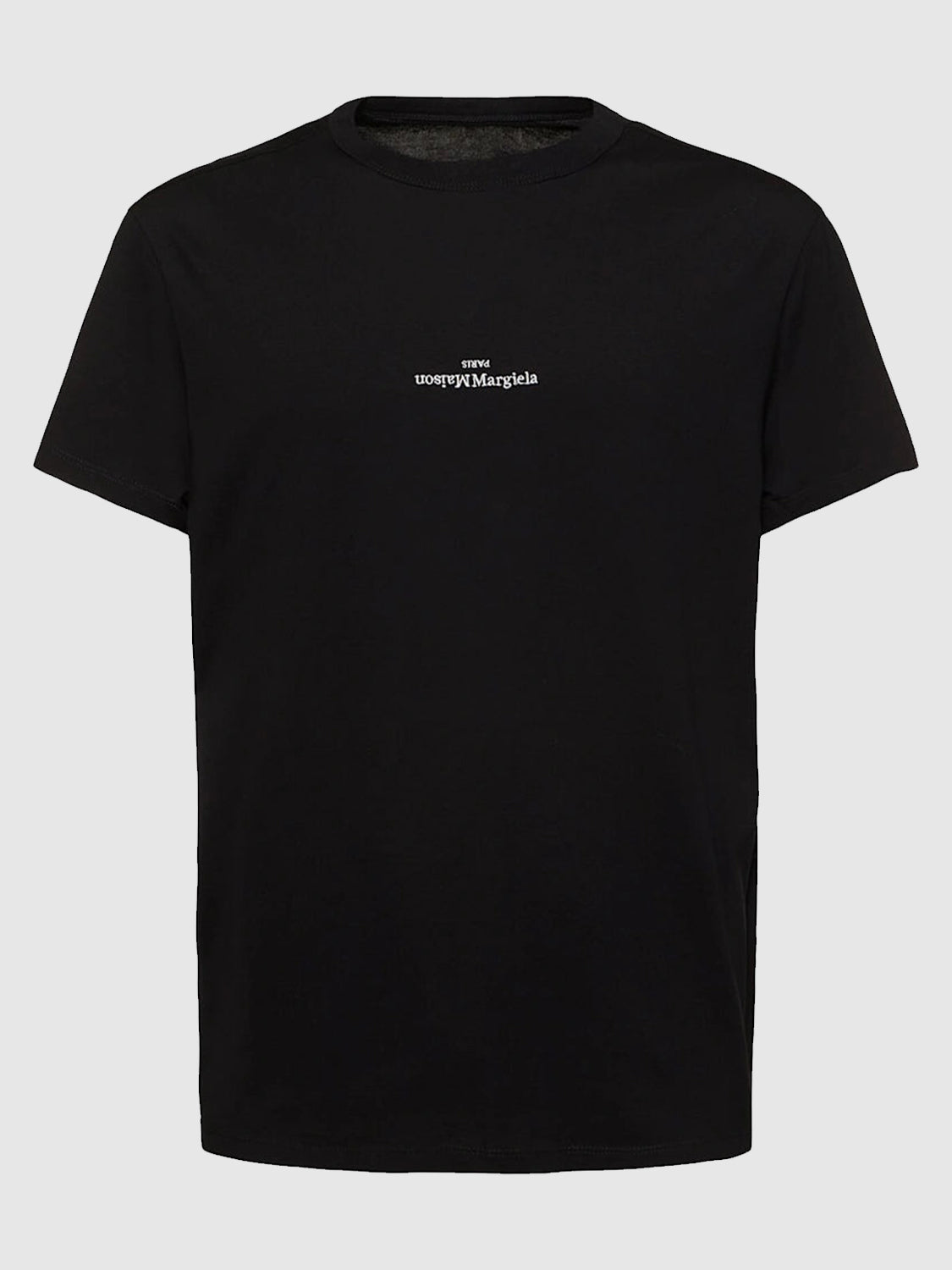 Logo embroidery cotton t-shirt