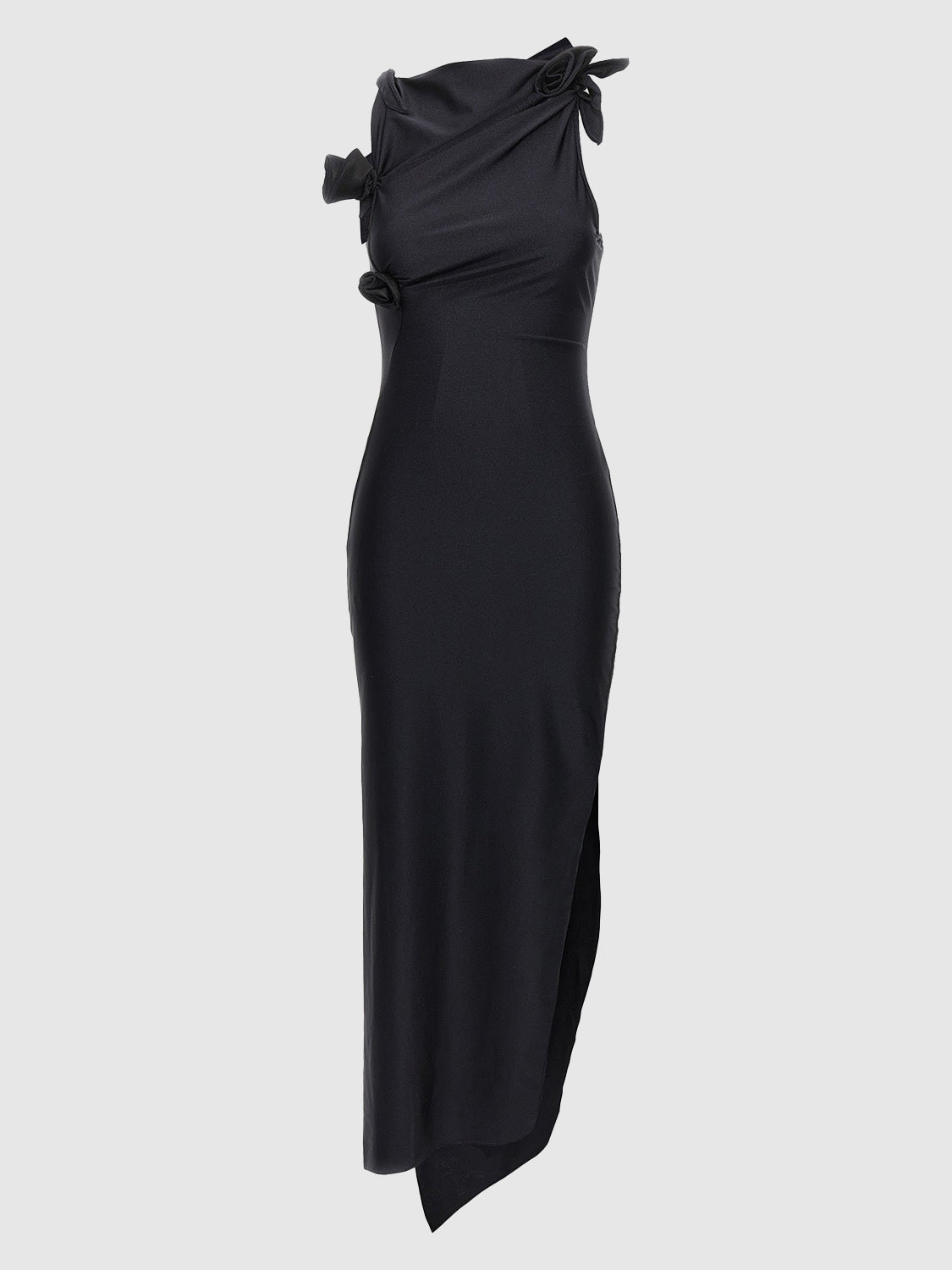 'Asymmetric flower' long dress