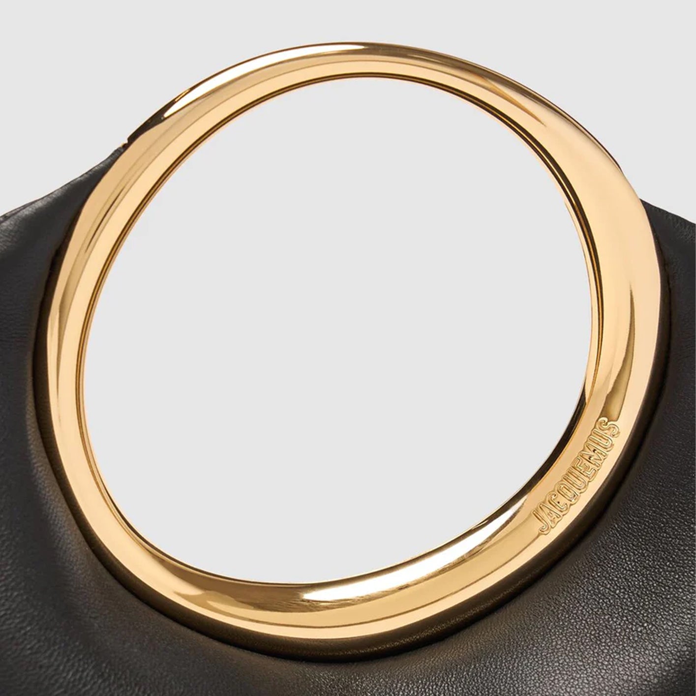 Le Petit Calino nappa black leather bag