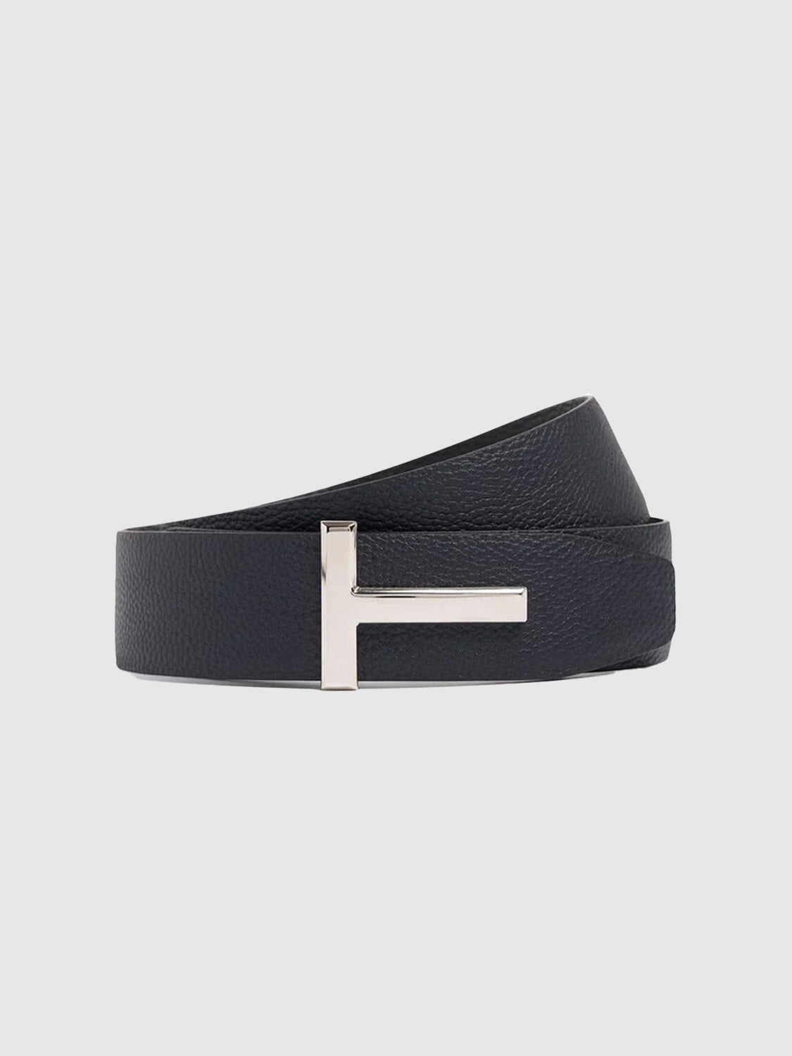 4cm Reversible leather T belt