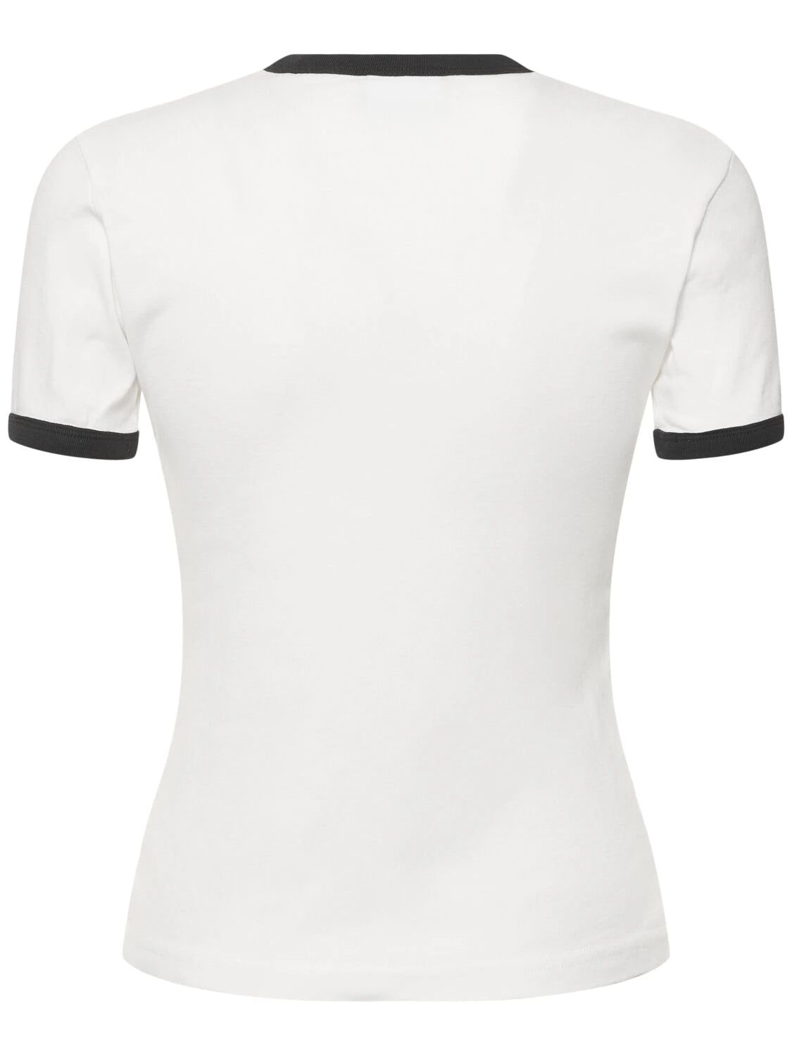 Signature contrast cotton t-shirt