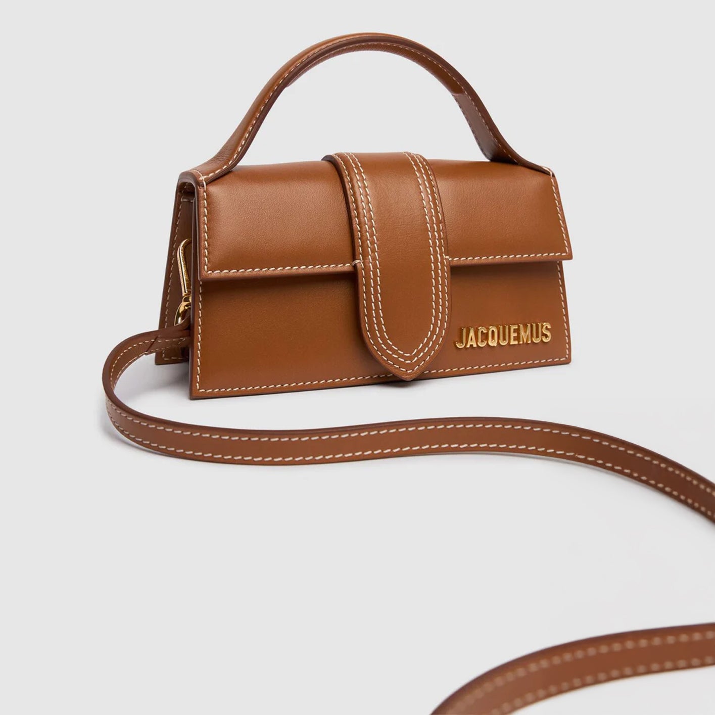 Le Bambino leather top handle bag