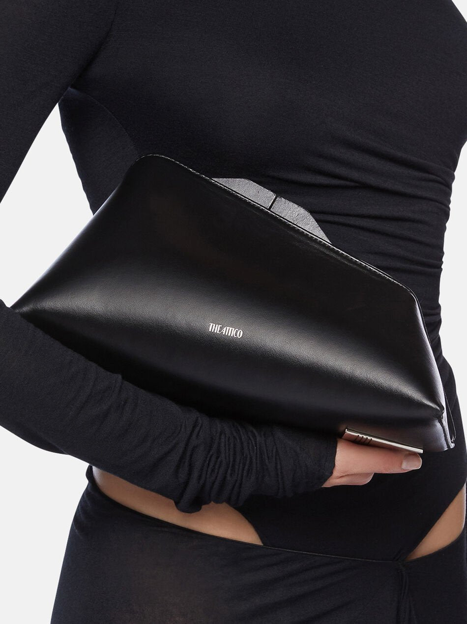 8.30 PM suede clutch