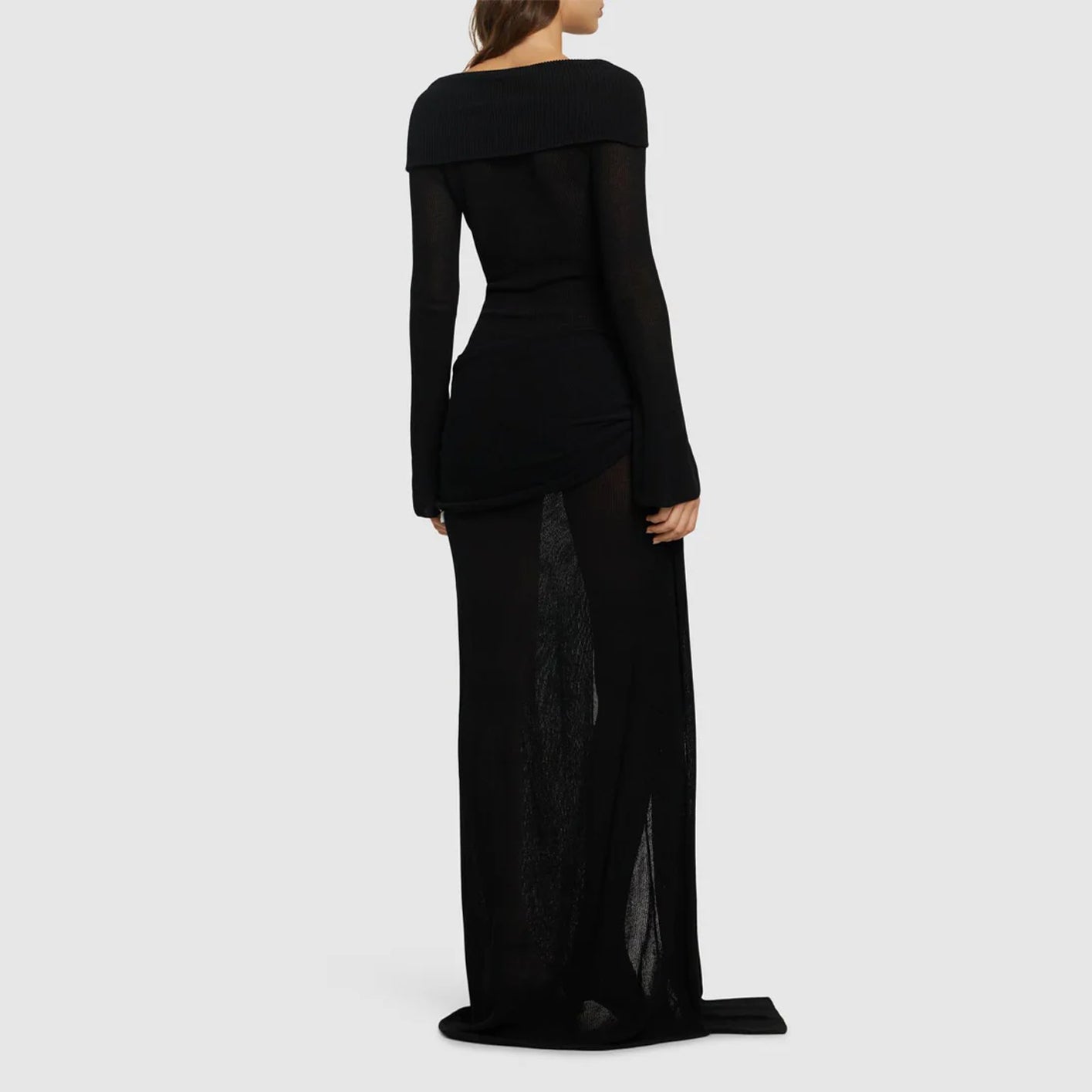 Sidra knitted cotton blend long dress