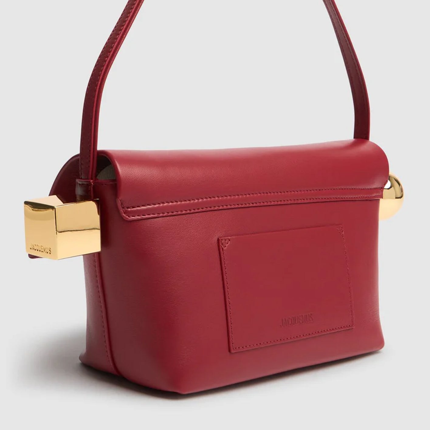 Le Rond Carre leather shoulder bag