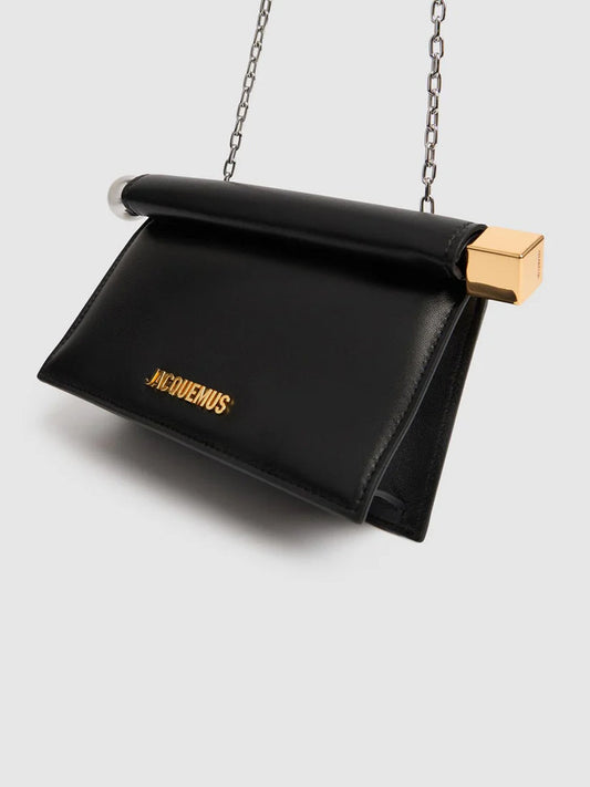 La Petite Pochette Rond leather clutch