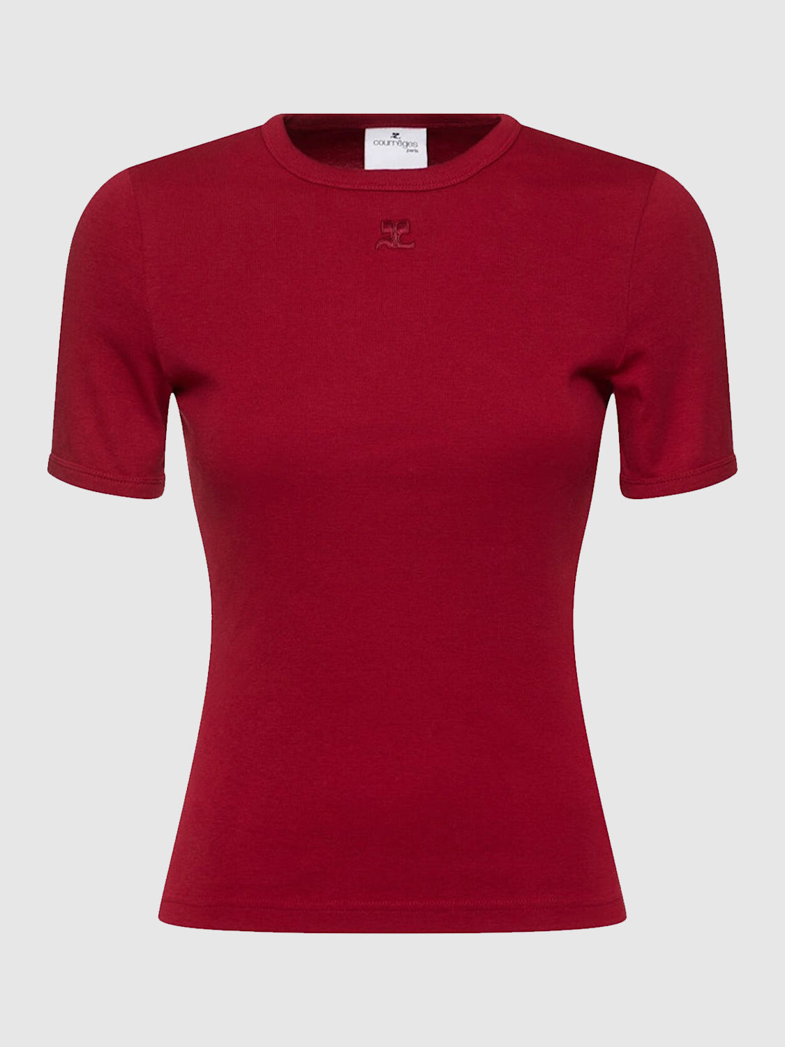 Signature contrast cotton t-shirt