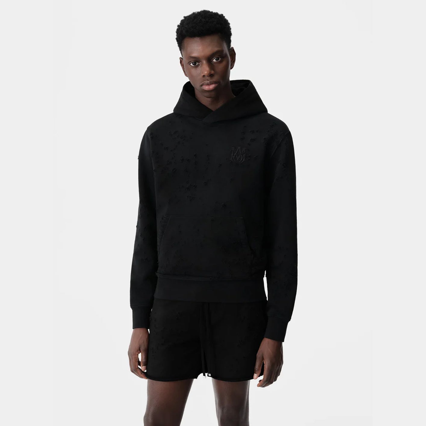 Ma Shotgun embroidered hoodie black