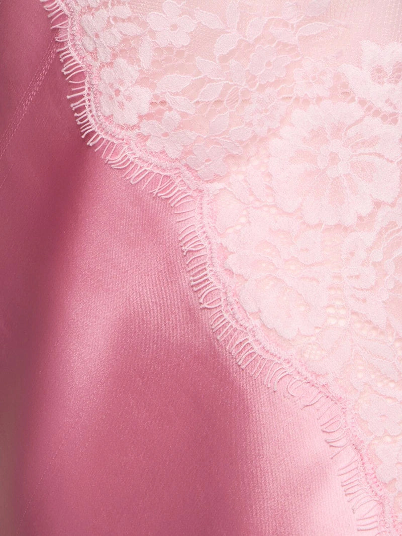 C.Kane lace & satin mini dress
