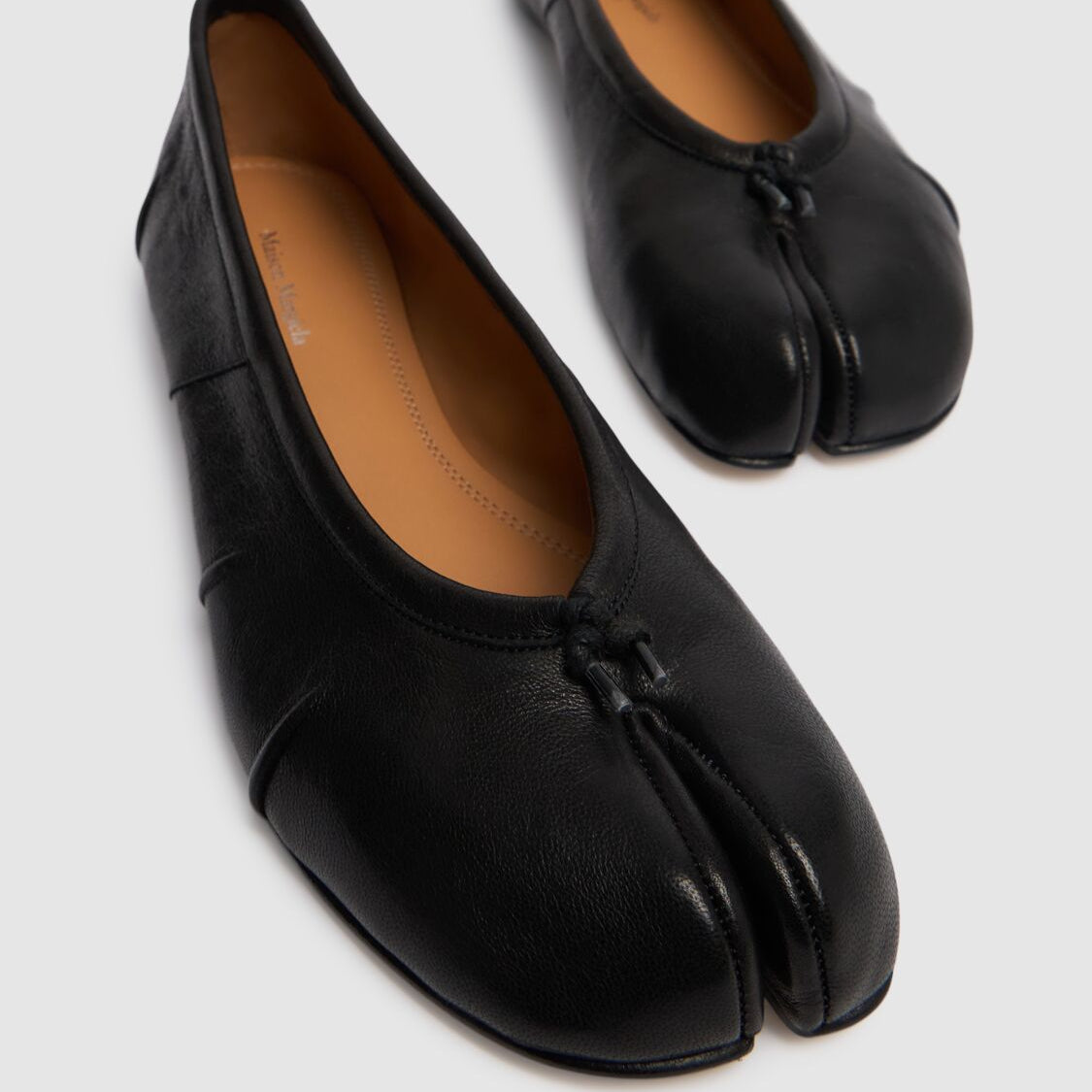 10mm Tabi leather ballerina flats