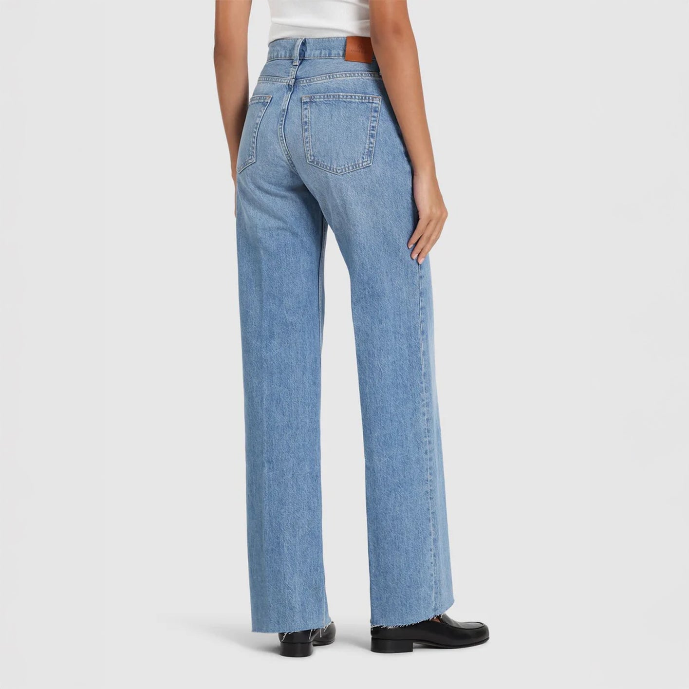 Hugh high rise straight jeans