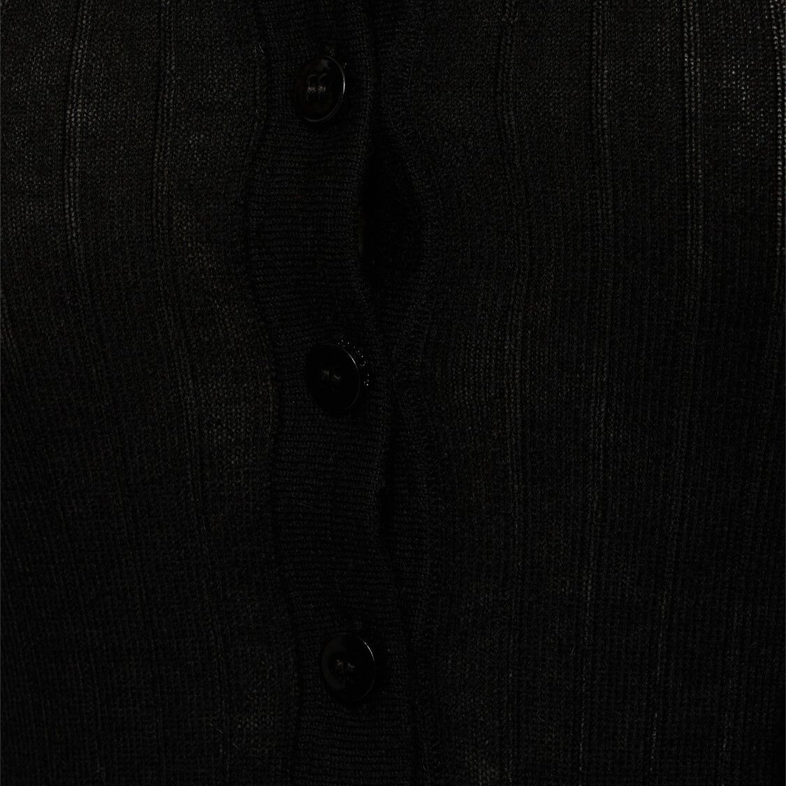 Buttoned  cashmere polo sweater