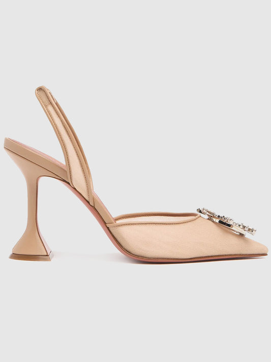 95mm Begum mesh slingbacks