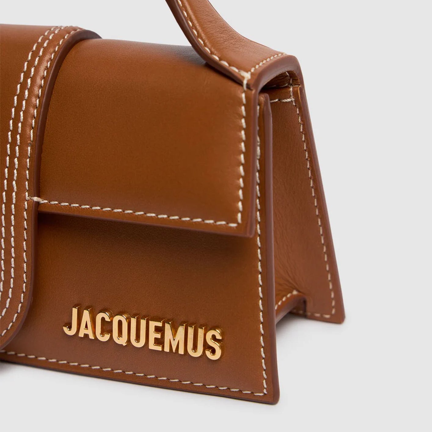 Le Bambino leather top handle bag