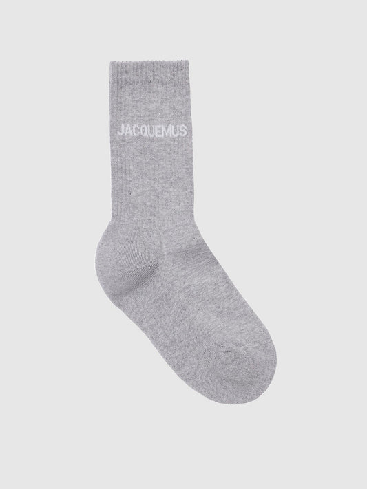 Les Chaussettes logo knit socks