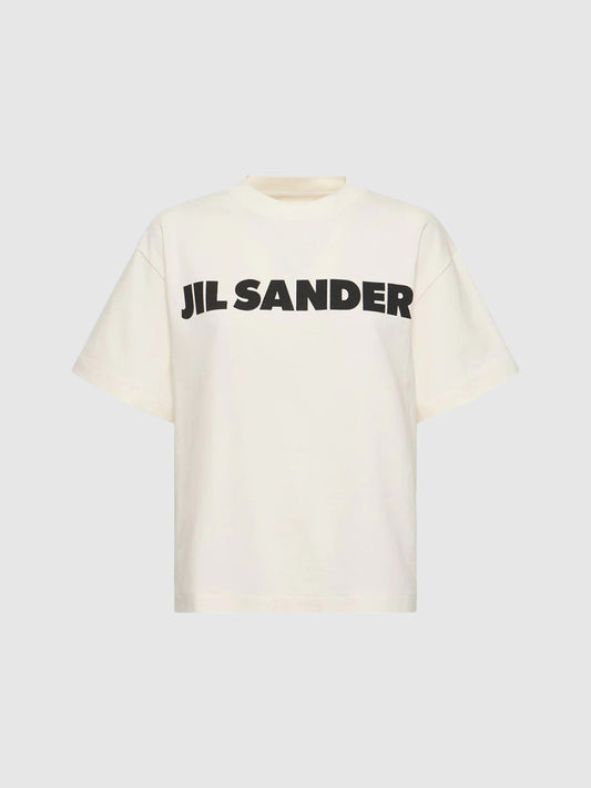 Logo printed heavy cotton jersey t-shirt