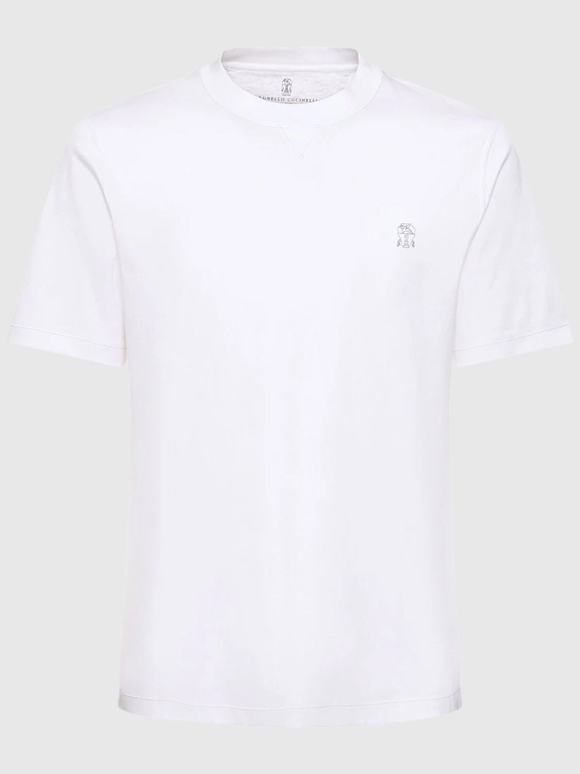 Brunello Cucinelli cotton logo t-shirt