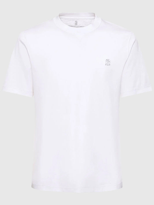 Brunello Cucinelli cotton logo t-shirt