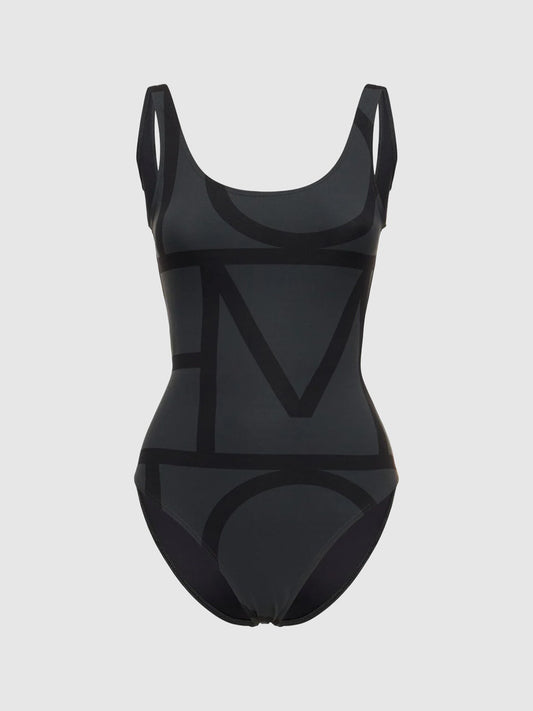 Monogram black swimsuit