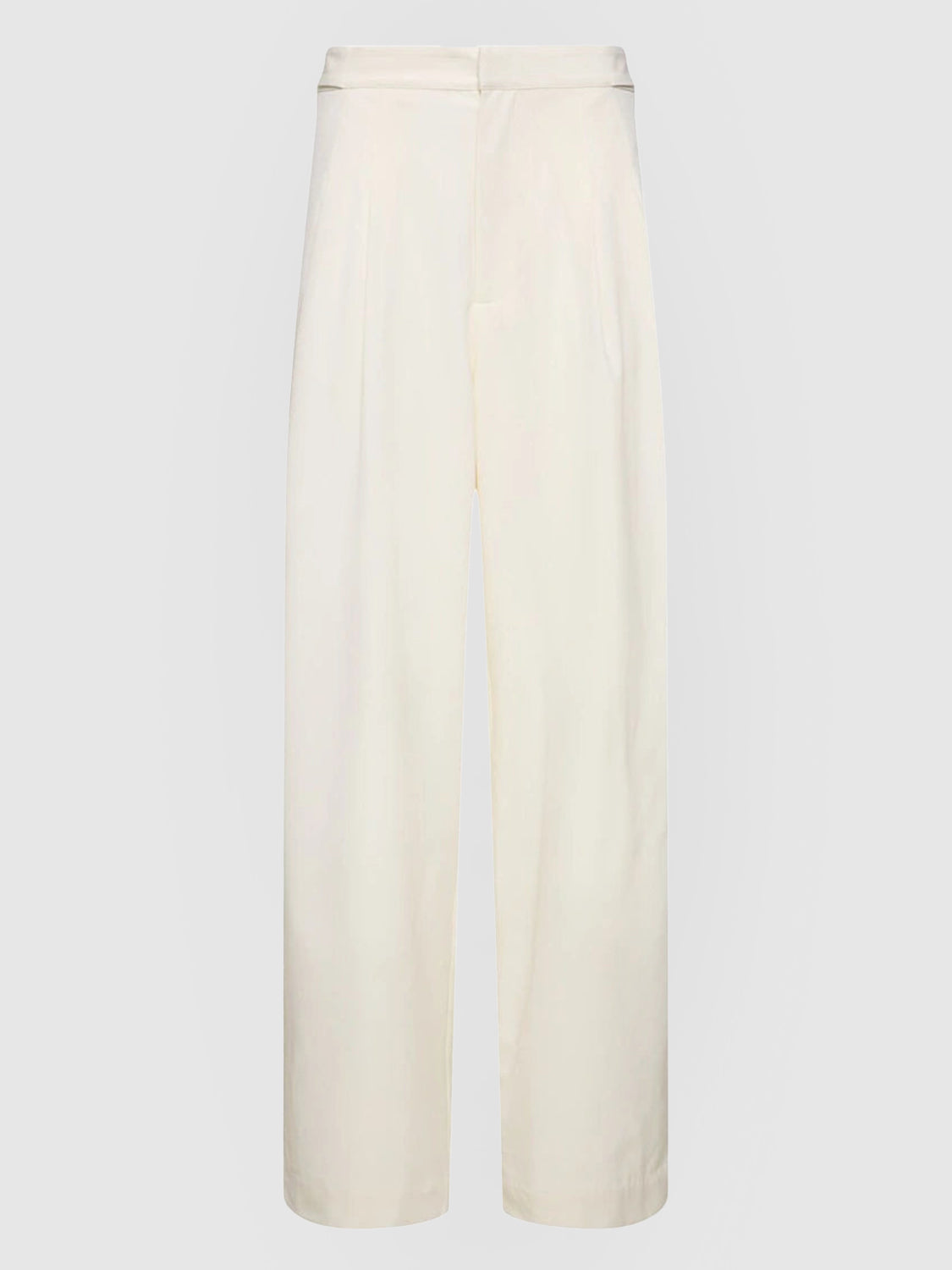 djustable pleated wool pants