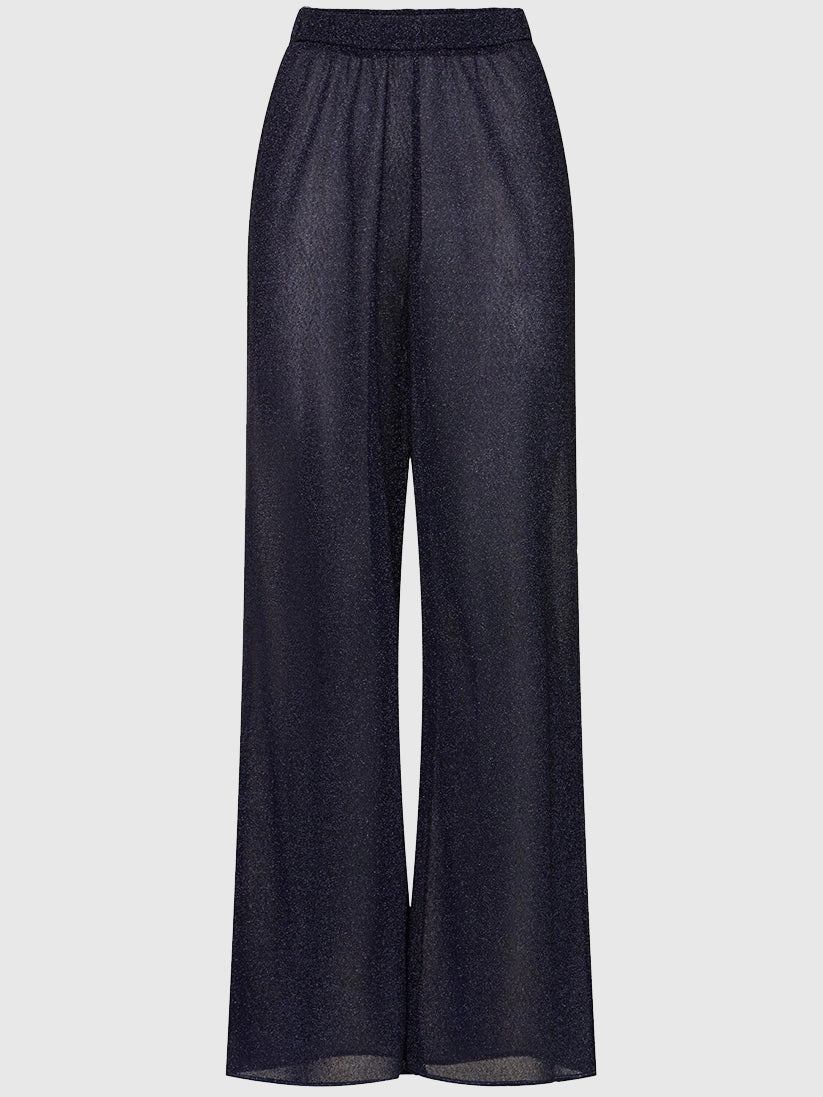 Lumiere lurex straight pants