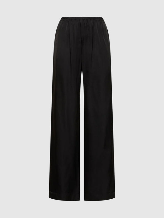 Aden silk blend wide pants