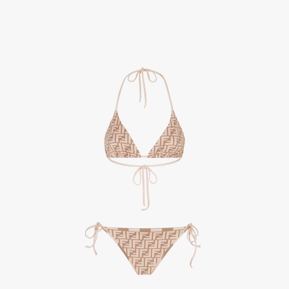 Pink Lycra reversible bikini