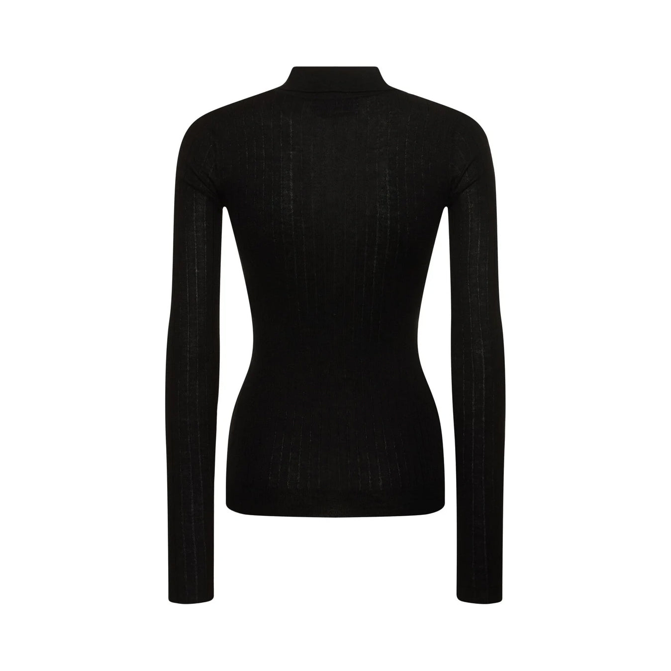 Buttoned  cashmere polo sweater