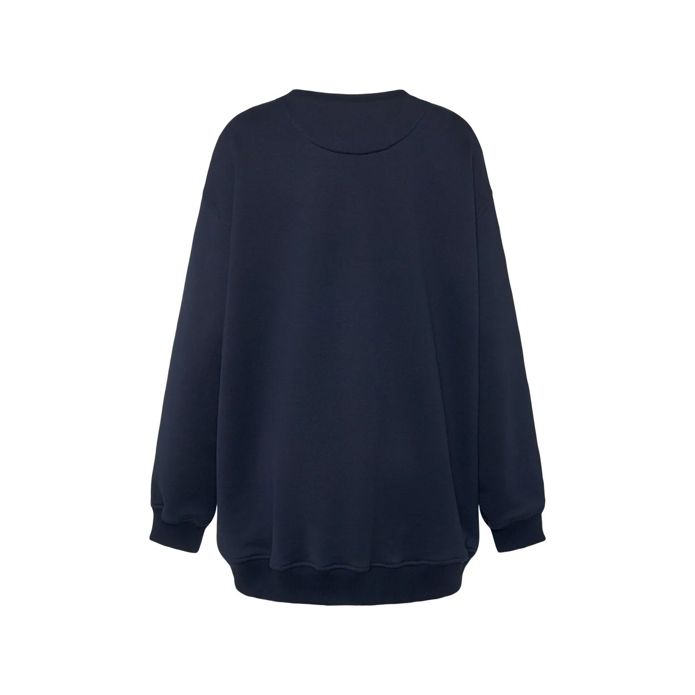 Embroidered logo jersey sweatshirt