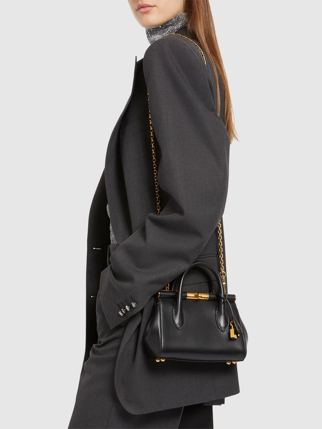 Mini Marlene Day leather top handle bag